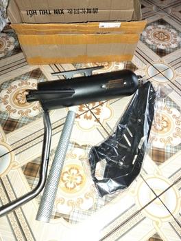 Product Review of Knalpot Standar Racing Original GOLD EXHAUST Full Aksesoris Tameng Air Blade Gen 2 Bass Adem untuk Motor Vario, Beat, Nmax, Aerox, PCX Motorcycle Motorcycle shijiro Kamera from 𝕽**️ 0