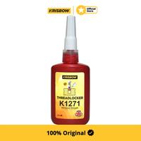 Gambar Krisbow Lem Threadlock Permanent Strength K1271 50 ml - Merah Pengunci Ulir Baut Adhesive Mekanik Industri dari Krisbow Official ID Kab. Bekasi 1 Tokopedia
