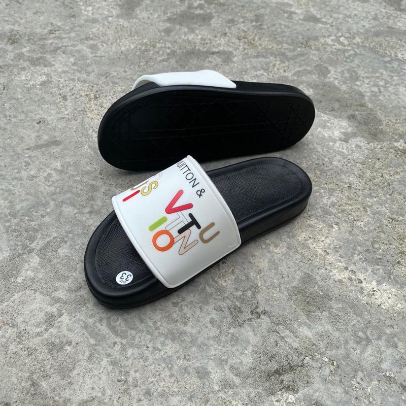  Dép cho bé mẫu LLVT quai ngang chất liệu cao su  đế bánh mỳ nhẹ êm cho các bé 3-10 tuổi 