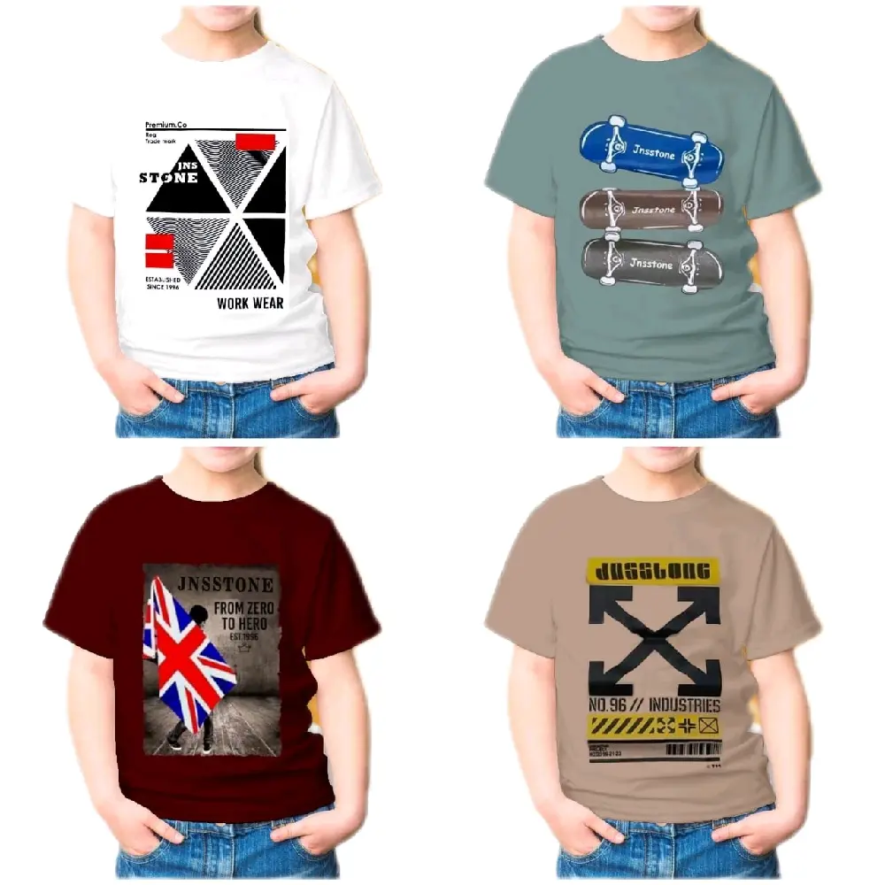 KAOS JNSSTONE ANAK LAKI LAKI UMUR 10-15 TAHUN KAOS DISTRO JUNIOR Fashion