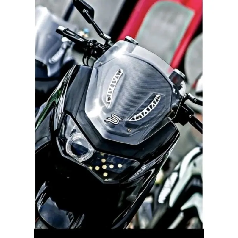 GARNISH VISOR WINDSHIELD NMAX OLD NMAX NEW  YAMAHA NMAX NEW AKRILIK 1 2
