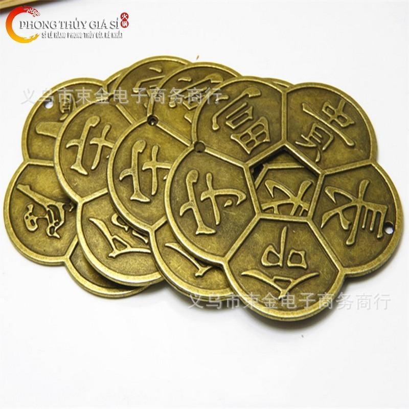 [Rẻ vô địch] Đồng Xu Hoa Mai Kim Tiền phong thủy Loại To Vật phẩm chiêu tài lộc 6