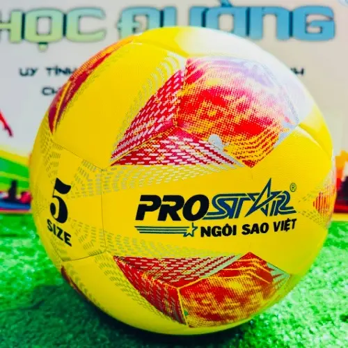 Quả Bóng Đá Da Cao Cấp PROSTAR SỐ 5 Chính Hãng Đá Sân 7- 11 Người - Tặng kim bơm túi lưới 5