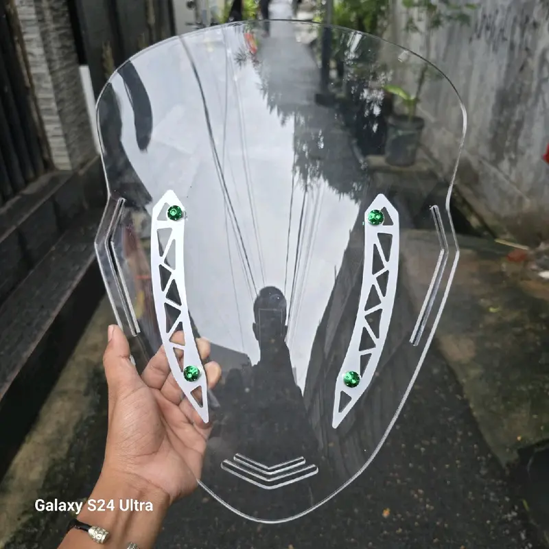 VISOR PLUS GARNISH NMAX NEW WINDSHIELD NMAX NEW Motorcycle 2