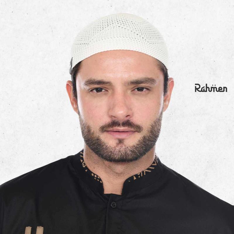 Peci Rajut seri Kuwait merek Rahmen Original - Songkok Kopiah Pria 5
