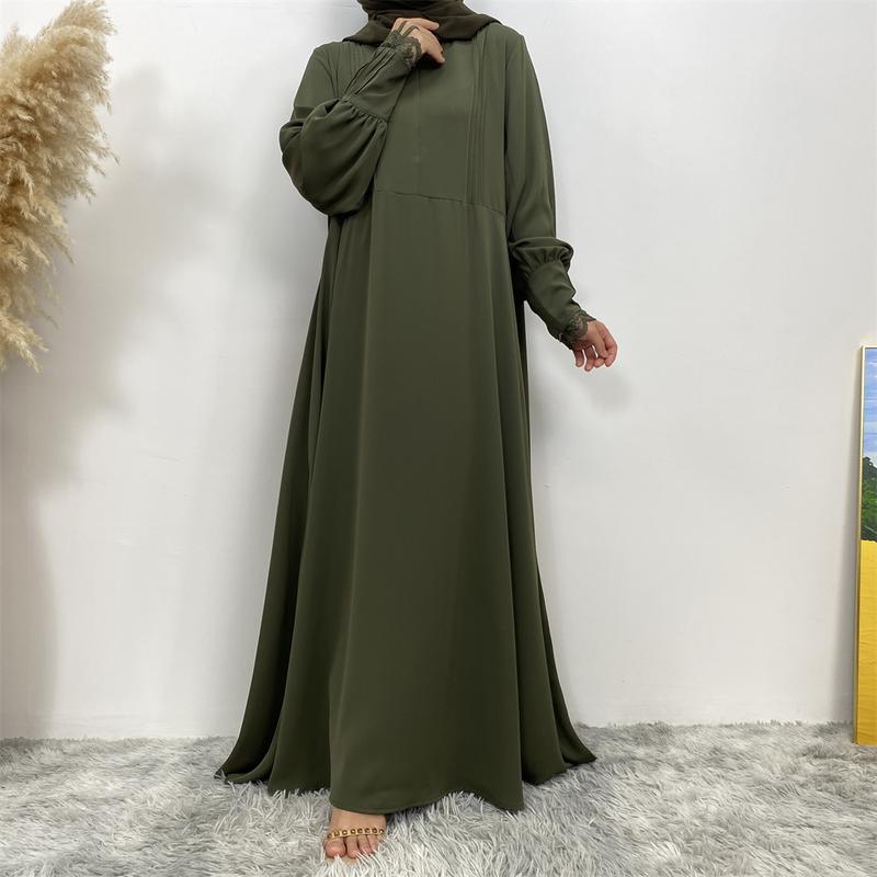 Product Introduction of 6693#  2 Piece Set Set Khimar (Jubah Free Khimar) New Fashion Prayer Muslims Women Lace Party Gift Dress And Khimar 17
