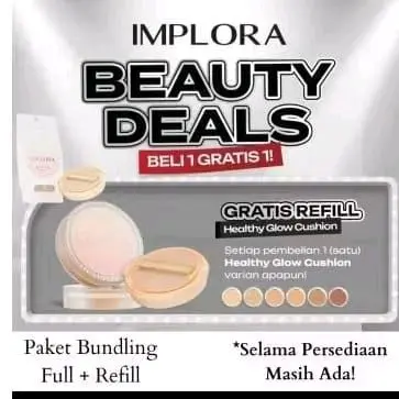 IMPLORA HEALTHY GLOW CUSHION GLOW FINISH Wajah Foundation 0