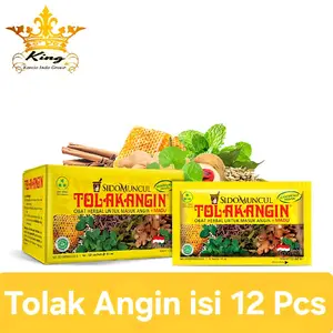 Tolak Angin Cair 12 Pcs - Obat Herbal untuk Masuk Angin dan Madi