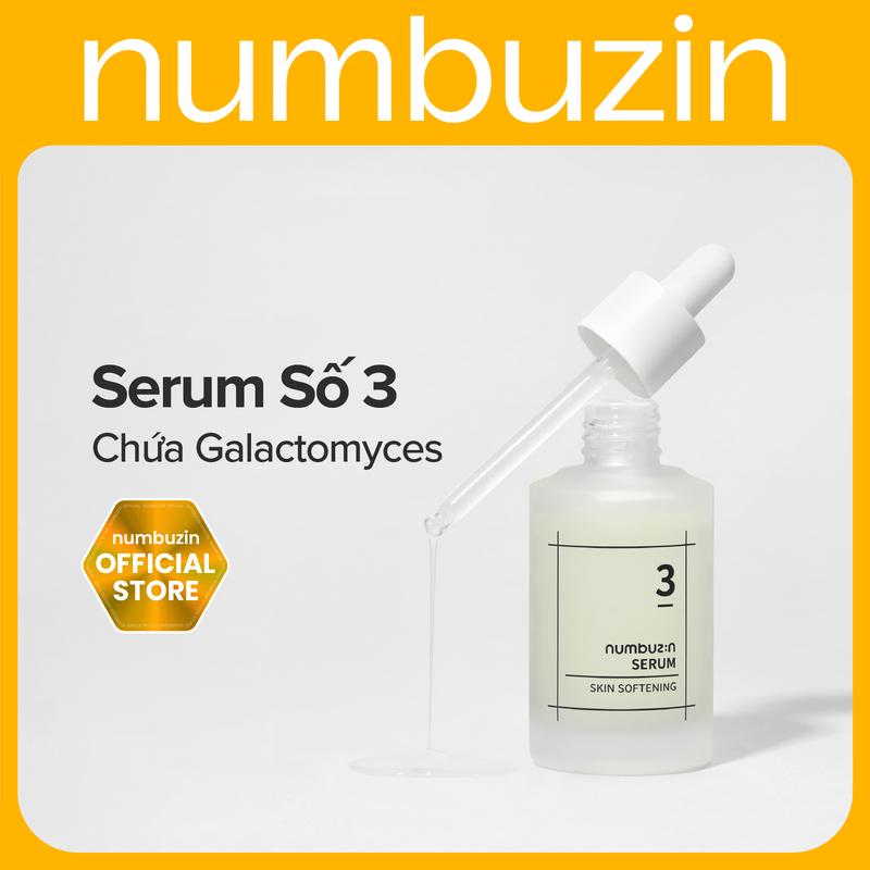 Tinh chất Làm Mềm Mịn Da và Dưỡng Ẩm NUMBUZIN No.3 Skin Softening Serum