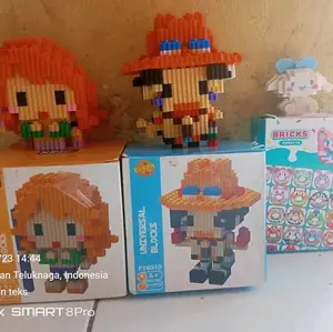 Mainan Anak Bricks dan Block PT6010 Universal Blocks untuk Anak Usia 6+ Tahun dengan Desain Karakter Lucu dan Warna Cerah
