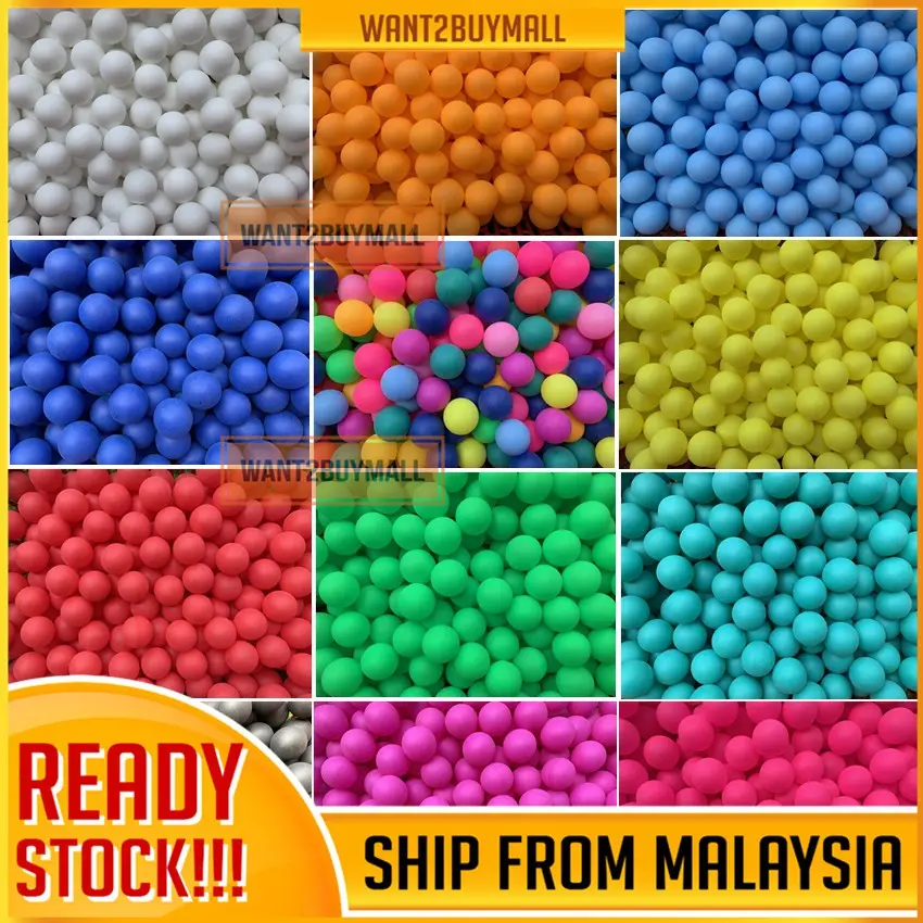 🇲🇾 40mm Assorted Color Mixes Table Tennis Training Claw Machine Game Use Ping Pong Ball Bola Training Ready Stock
