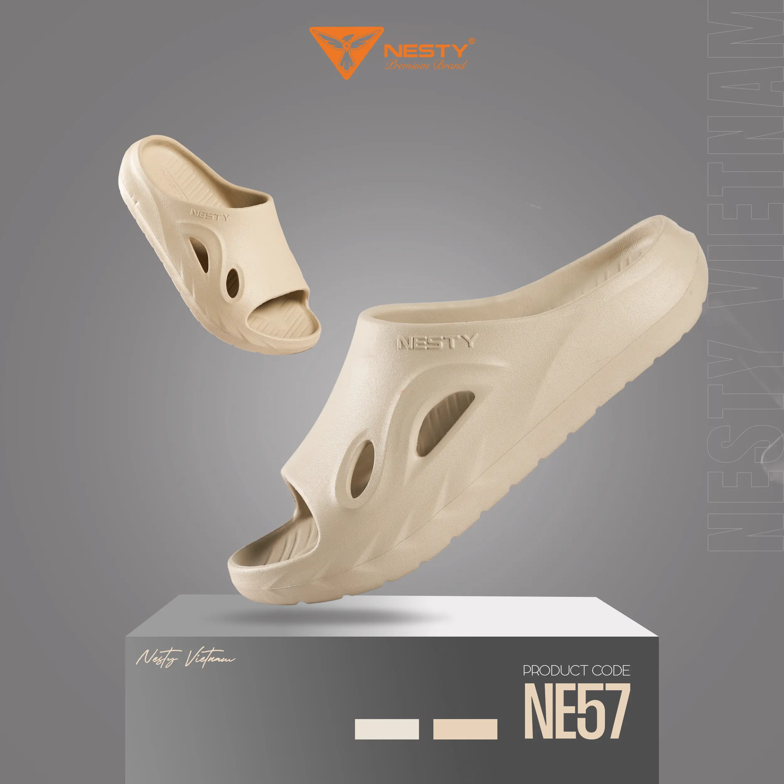 [NE57] DÉP BÁNH MỲ NESTY UNISEX CHẤT LIỆU NHỰA EVA NHẸ, KHÔNG THẤM NƯỚC VÀ CHỐNG TRƯỢT NE57