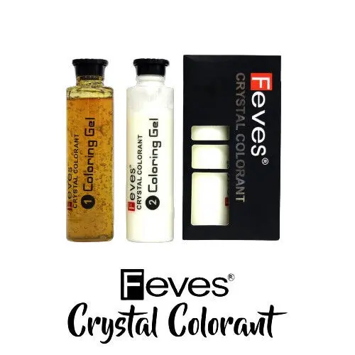 1Pasang/1Set Feves Chrystal Colorant / Feves Toning Black / Feves Toning Hitam Pewarna