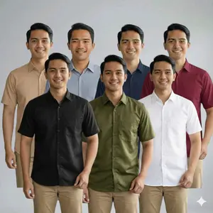 Kemeja Pria Lengan Pendek Katun Toyobo Fodu Premium Kemeja Kantor Formal Hem Casual Bahan Berkualitas Desain Elegan Nyaman Size M L XL XXL XXXL