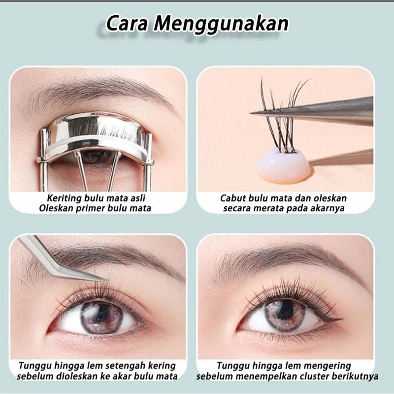 Product Introduction of LELAND Bulu Mata Palsu Lembut Alami Bulu Mata Palsu Untuk Bulu Mata Palsu Tersegmentasi | Eye Make Up Aksesoris 14