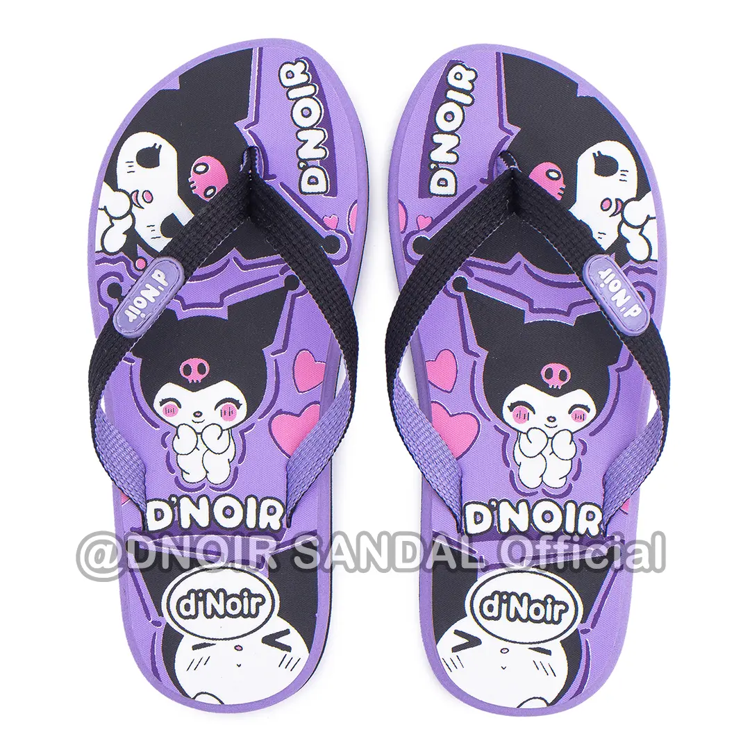 DNOIR Sandal Jepit Anak Perempuan KUROMI size 25 - 36 Fashion