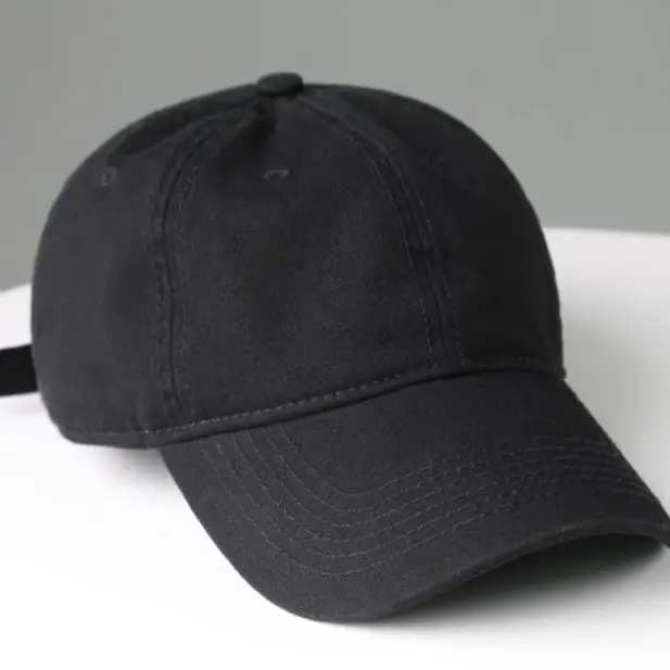 Topi baseball polos clip cakop besi bahan rapel tebal Dewasa Kanvas 4