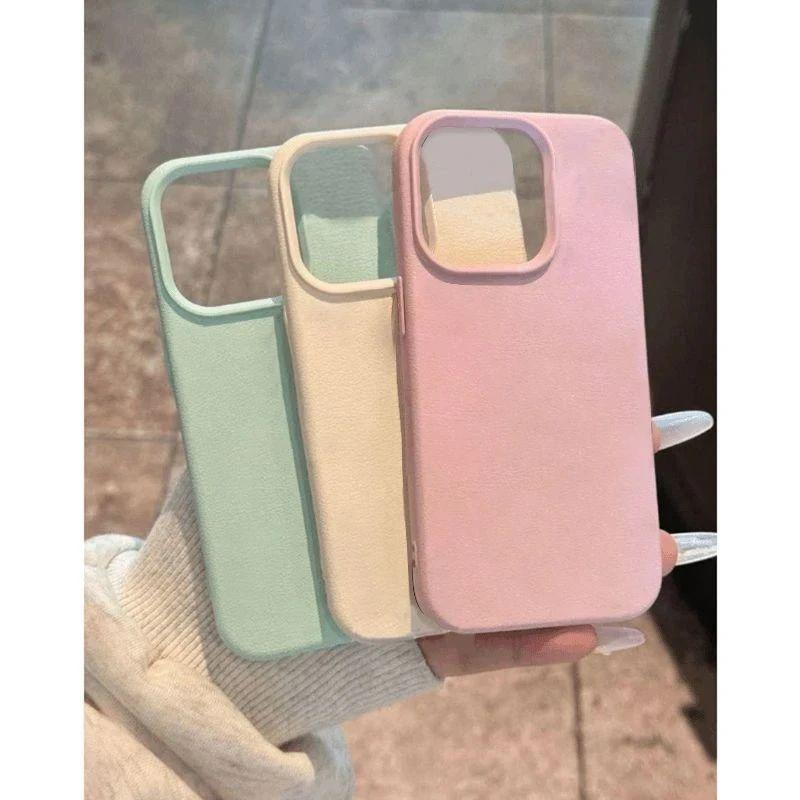Ốp lưng iPhone bằng silicone chống bẩn, chống sốc cao cấp, chống rơi, phối màu dopamine kiểu đơn giản, phù hợp dùng hàng ngày và đi làm, cảm giác cầm cao cấp, bảo vệ camera cho các series 11/12/13/14/15/16/Xr/Xs/7P/17/X/17 Ari/Pro/Pro Max/Plus
