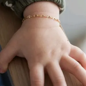 Gelang Tangan Anak Motif Pecah Kopi Titanium Super Anti Karat Cantik Fashion Kids