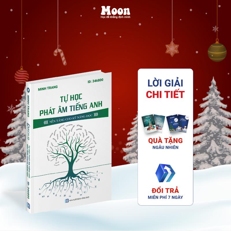  Sách - sổ tay tự học phát âm tiếng anh moonbook 
