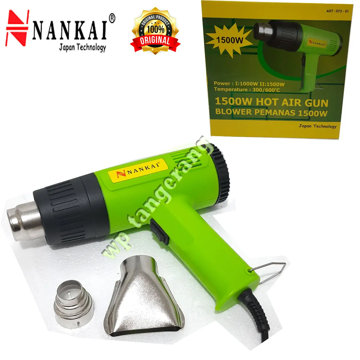 NANKAI  Air Hot Gun  1500Watt 2 Tingkat Kepanasan
