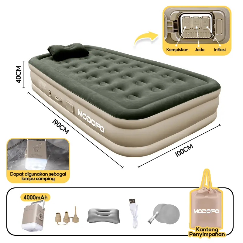 1-2 orang（Green dua lapisan)
