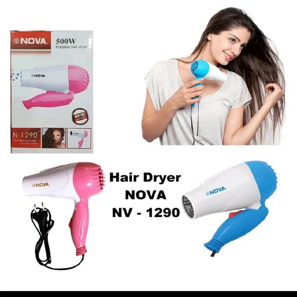 HAIRDRYER NOVA ALAT PENGERING RAMBUT MODEL N-1290 500watt cukur