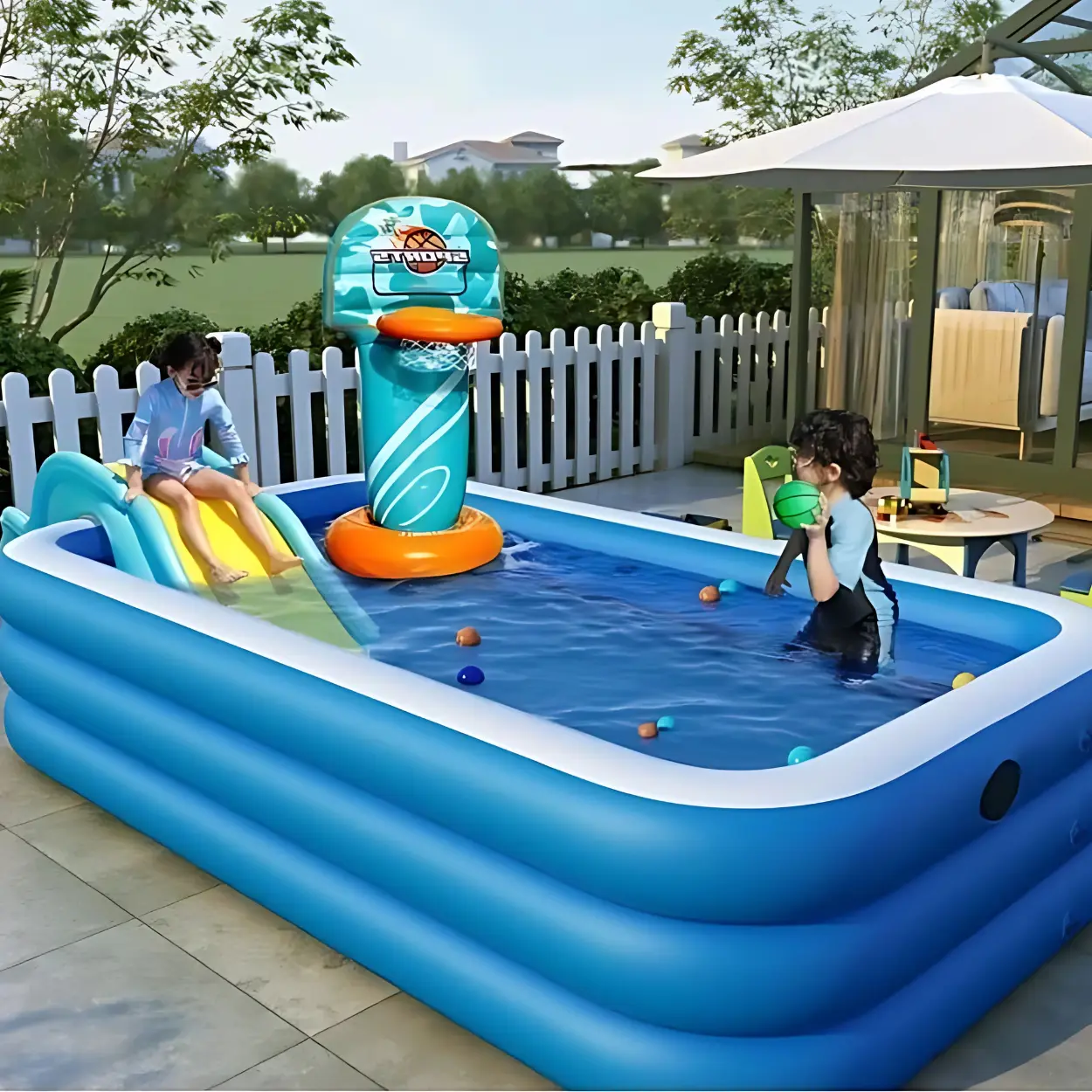 Kolam Renang Anak Jumbo 3 Meter Kolam Keluarga Murah