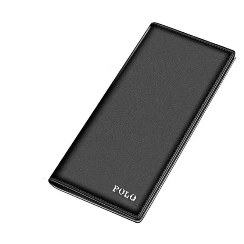 5.5 Super Gratis Ongkir!! BAYAR DI TEMPAT POLO Long Leather Business Wallet Famous Brand / Dompet Pria Panjang Bahan Import sw005 2