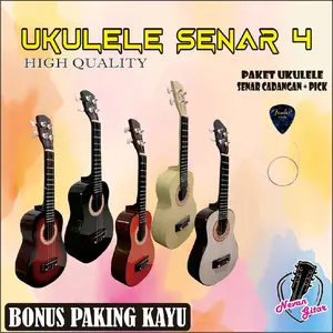 UKULELE SENAR 4 GITAR MINI KENCRUNG Kayu