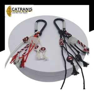 CATRANIS BAG CHARM Macrame Keychain Carabiner KARAKTER SPIDERMAN Tali Tas Aksesoris