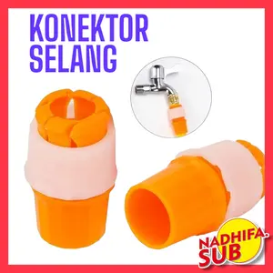 Konektor Selang Sambungan Kran Air Fleksibel / Adaptor Selang Konektor Sambungan / Sambungan Selang Plastik