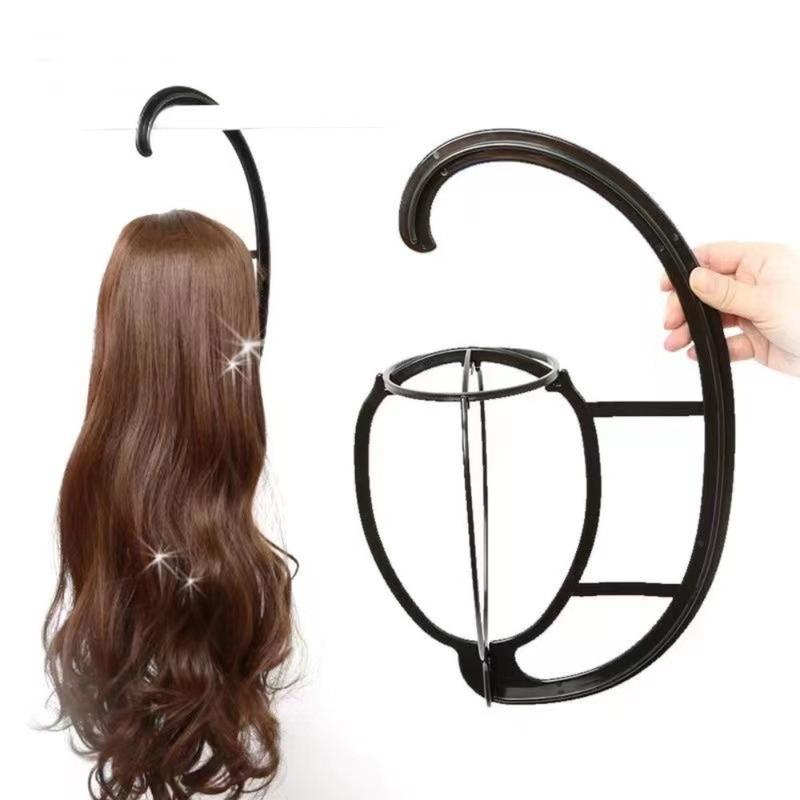 Product Introduction of Giá Treo Tóc Giả Màu Hồng Đen, Phụ Kiện Tóc Giả, Giá Trưng Bày Mũ Bằng Nhựa Chắc Chắn, Giá Treo Tóc Giả Salon Di Động Bền Cho Nhiều Tóc Giả 8