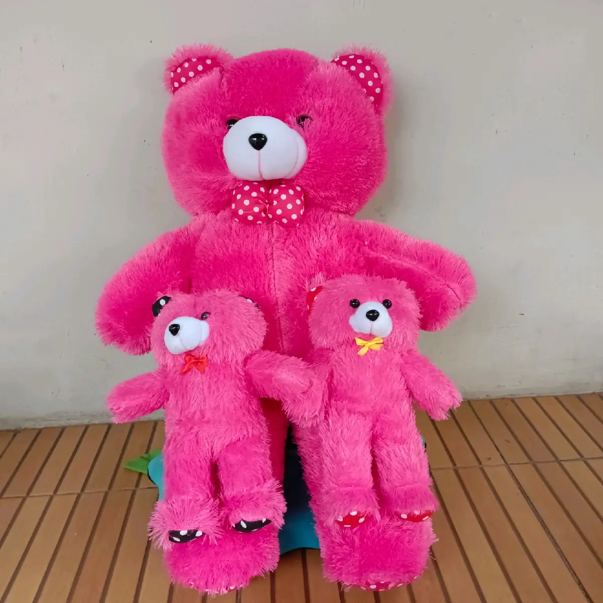 Boneka Teddy Bear Jumbo 70cm Beranak 2 Panda Lucu (Isi 1 Besar 2 Kecil) - Al Mauril - Dolls Toys boneka cubby bear