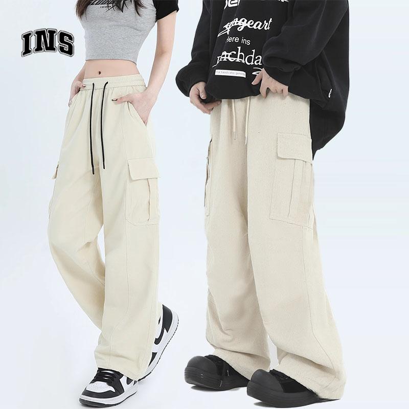 Product Introduction of Celana cargo panjang pria celana panjang cargo pria celana joger pria jumbo baju cowok keren celana pinggang karet celana kantong Loose pants Celana olahraga hitam oversize Kerja Straight Jogger Fit 15