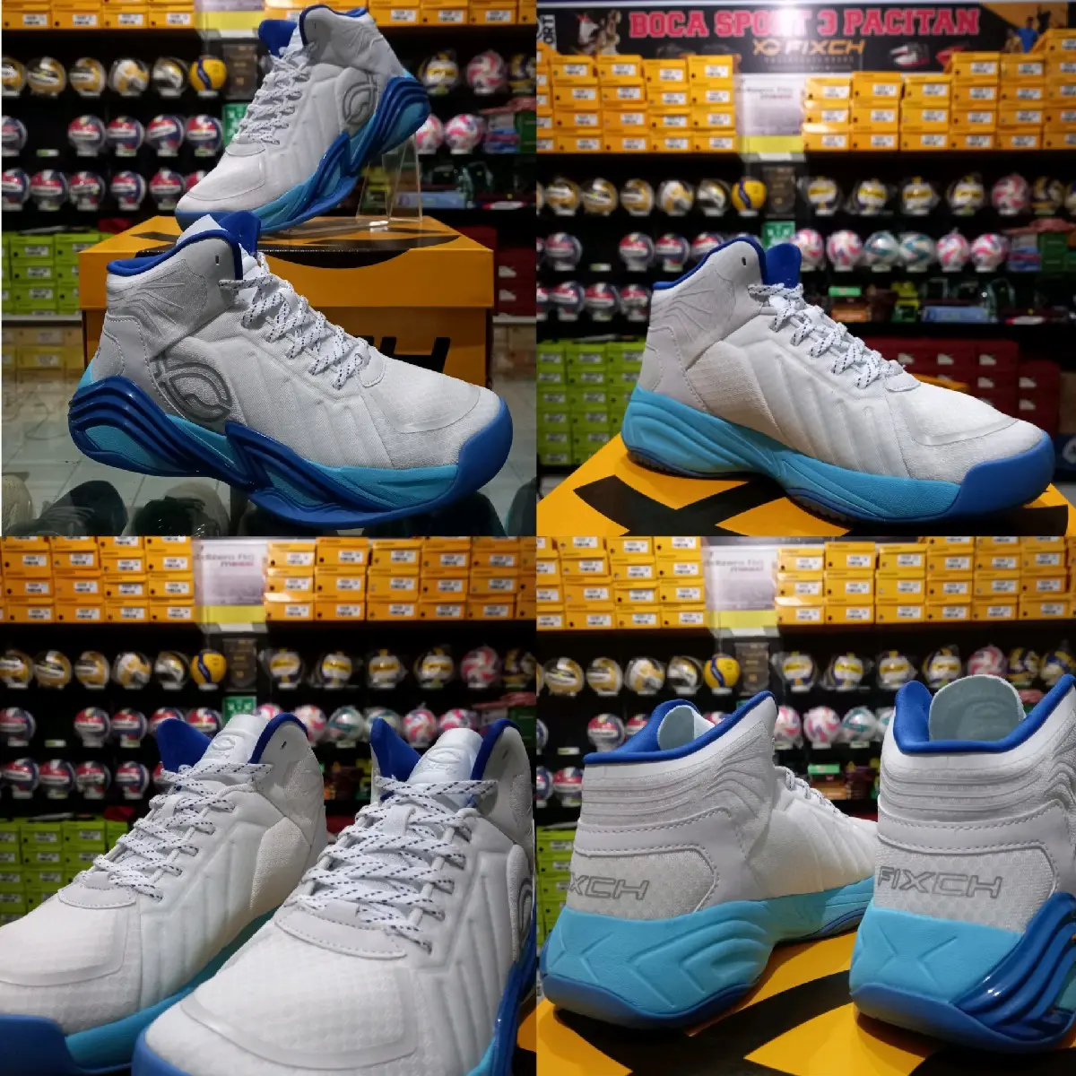 New Arrival Sepatu Voli Fixchsports Repulsion White/Navy/Blue