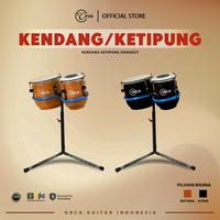 Gambar ORCA Kendang / Ketipung Koplo Bahan Kayu Mahoni - Natural, Promo dari Orca Guitar Indonesia Kab. Sukoharjo 1 Tokopedia