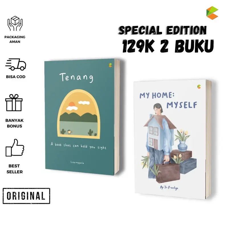 Best Deal 2 Buku Best Seller - Buku Tenang - Buku My home my self - Cklik media 0