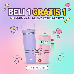 Tumbler 650ml Stainless Tumbler Tahan Panas Dan Dingin Paket Couple Botol Minum Aesthetic  bawa keluar + penggunaan didalam ruangan