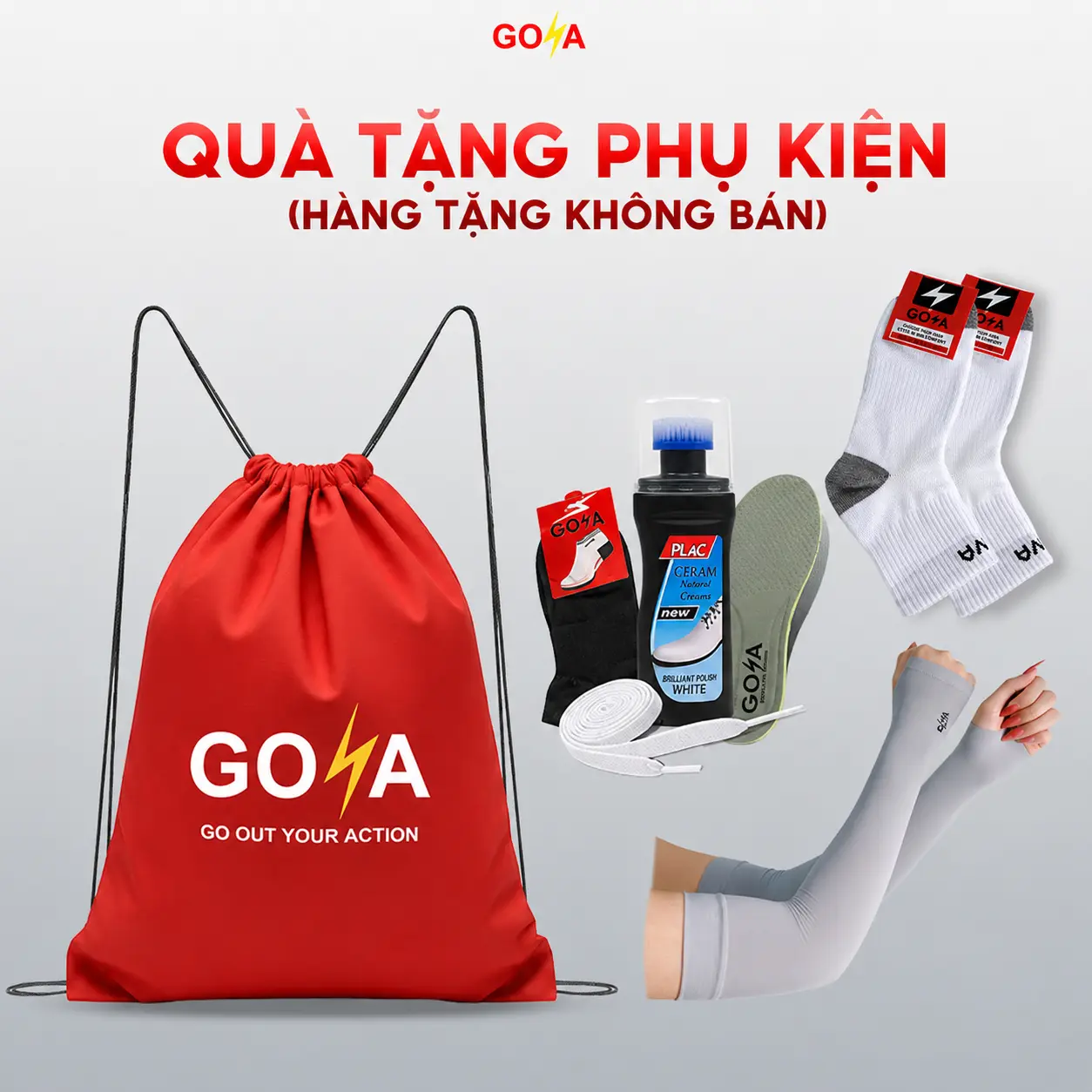 [Hàng Tặng Không Bán] Quà Tặng Phụ Kiện Chạy Bộ Goya Cao Cấp