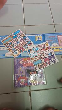 Product Review of 【24h】Sanrio Magnetic Quiet Book Cut DIY Kuromi Cinnamon Melody Handmade Toys Children DIY Cartoon Sticker tidak pompompurin seni & kraf paper  doll from T**h 0