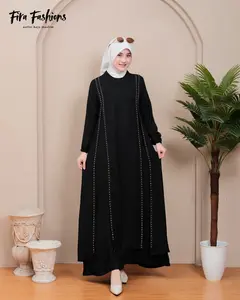 Abaya Gamis Terbaru Melani Dress Abaya Termurah Gamis Muslim Remaja Dewasa