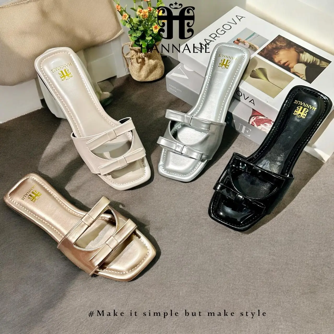 Sandal Wanita Elegan Empuk dan Kekinian Terbaru 2024 ANGEL