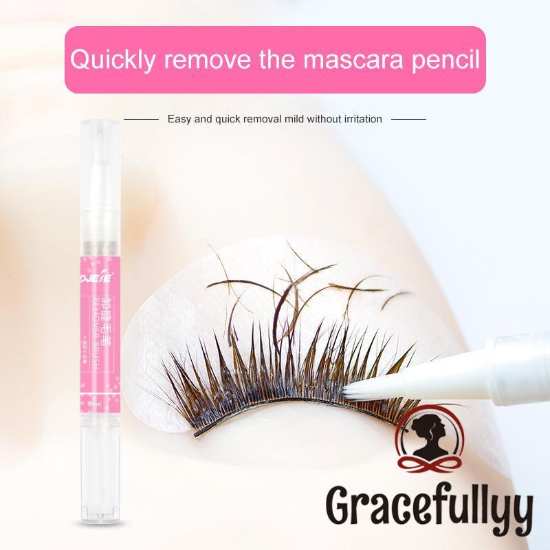 [COD]MOJEE Remover Eyelash Extension 10ml/ Eyelash Remover Brush/ Remover Brush Lem Bulu Mata/ Bulu Mata Lem Remover/ Remover Brush Lem Bulu Mata/ Pelepas Penghapus Lem Bulu Mata Ekstensi Eyelash Remover-GY 1