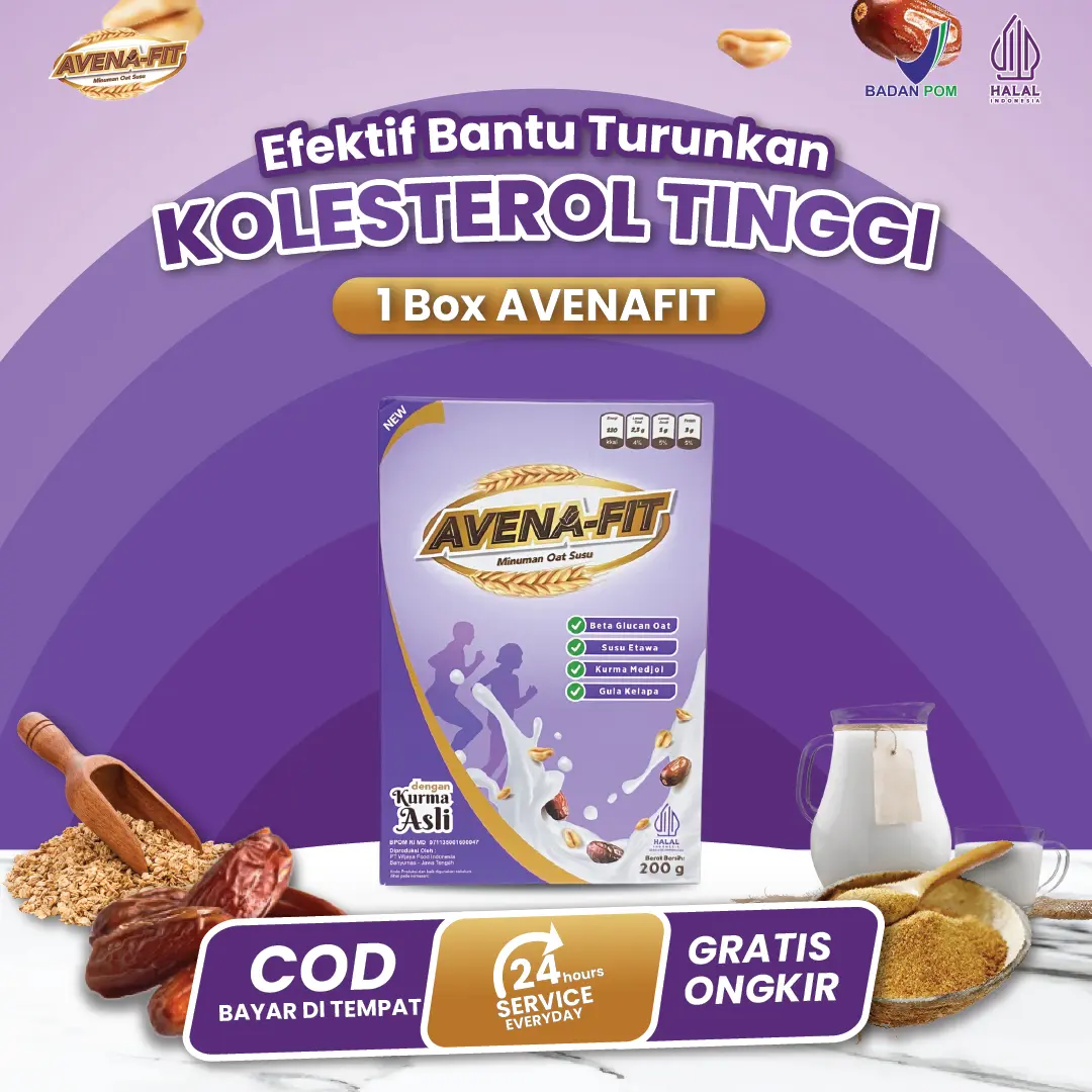 AVENAFIT Minuman Kesehatan Untuk Cegah Kolesterol Tinggi & Pengganti Sarapan - Makanan Cereal & Granola