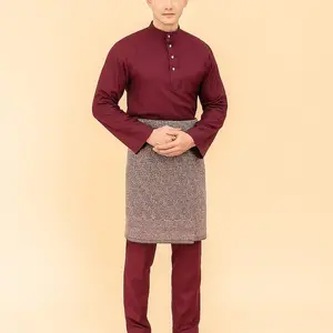 Elvrist - One set teluk belanga katun toyobo pria baju melayu