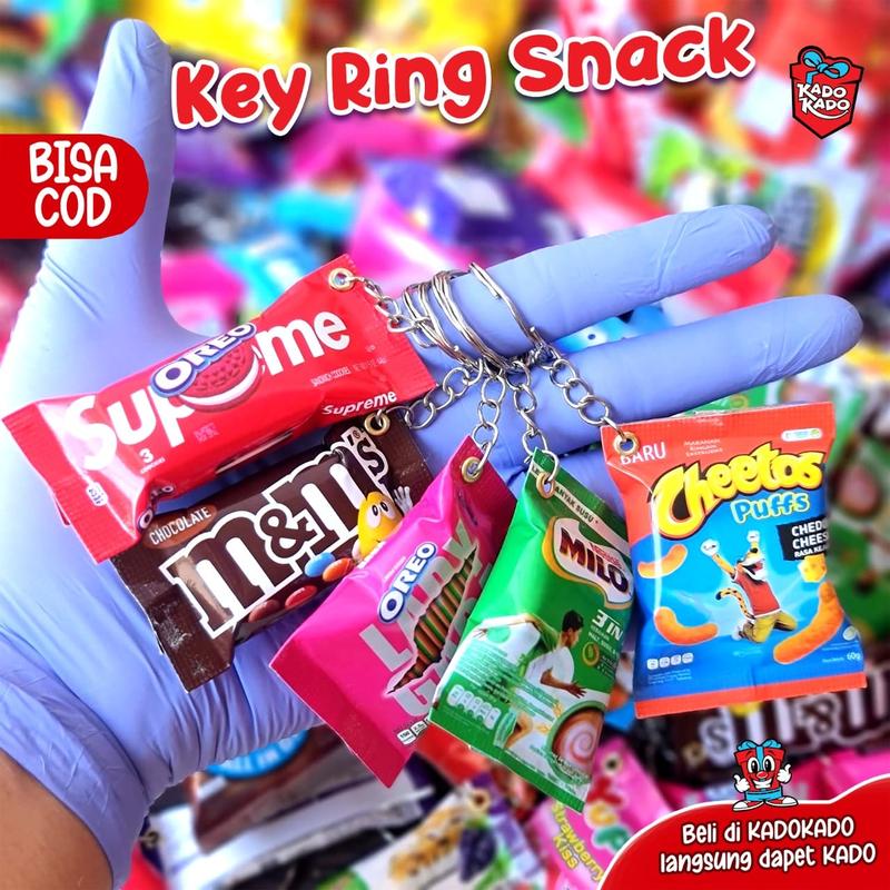 gantungan kunci snack / souvenir by kadokado.idn 0