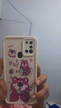 Product Review of Casing Hp Samsung Galaxy A21S Case Menampilkan pola kartun beruang stroberi Silikon Cases anti drop Softcase Casing ponsel baru yang populer Kesing from 𝕹** ** 𝕸**💥 0