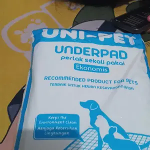UNIPET Underpad Perlak Alas Kandang Hewan Serap BAB Kotoran