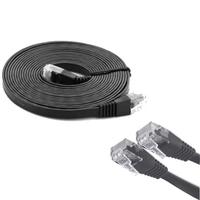 Gambar Mediatech Kabel Lan Flat 10M / 10 Meter Cat 6e - 66925hitam dari Mediatech Travel Gadget Kota Administrasi Jakarta Utara 3 Tokopedia